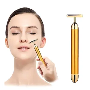 24K Gold Electric Facial Massage Roller