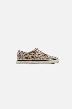 70s Low Top Skate Sneaker Faded Leopard