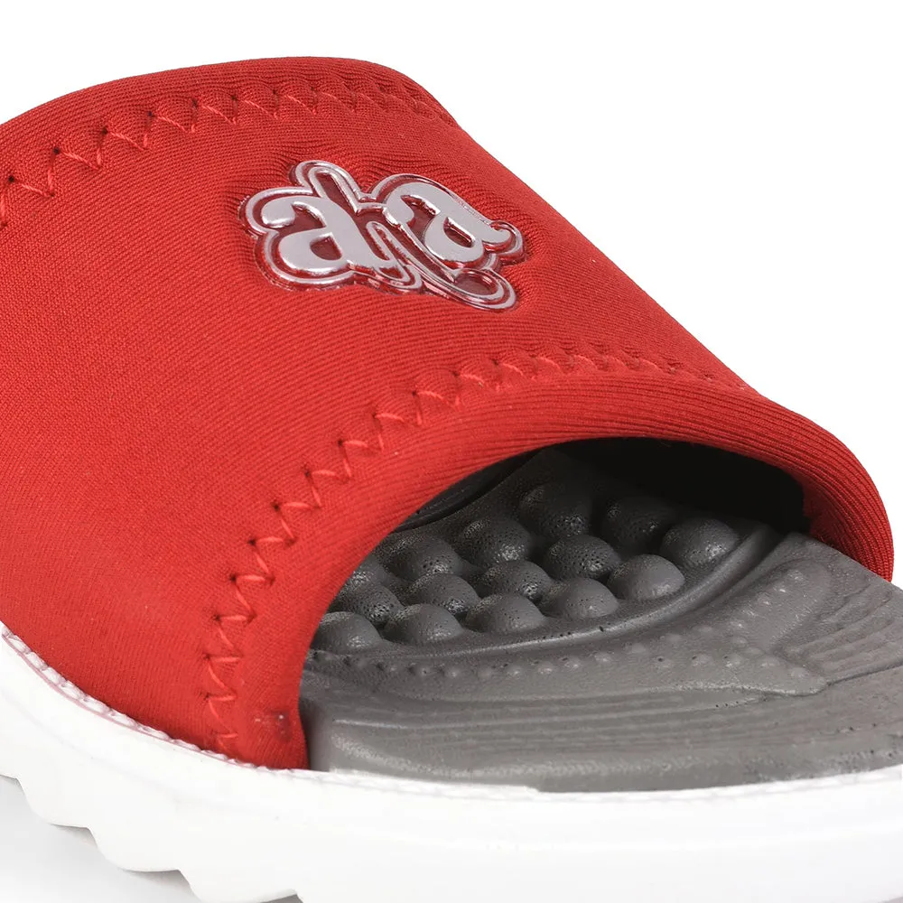 A-HA By Liberty Red Slides For Women WAGAS-10