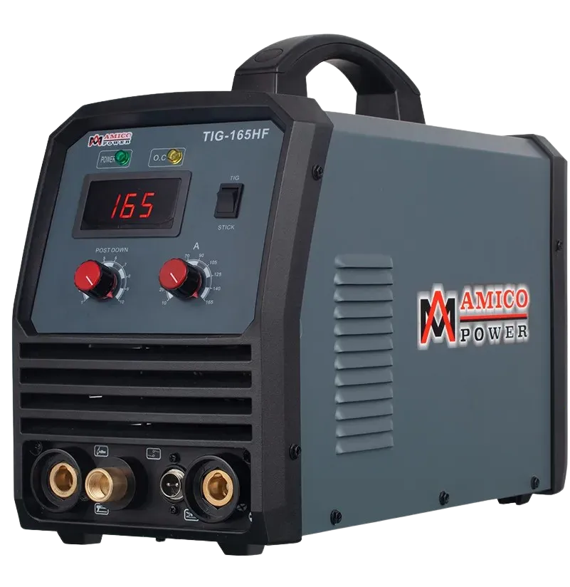 Amico Electric TIG-165HF 100-250V Wide Voltage 165 Amp HF-TIG Stick Arc DC Inverter Welder New