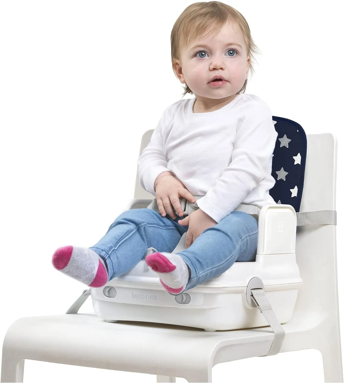 Benbat Yummigo Portable Booster Seat - Navy Stars (9-36m)