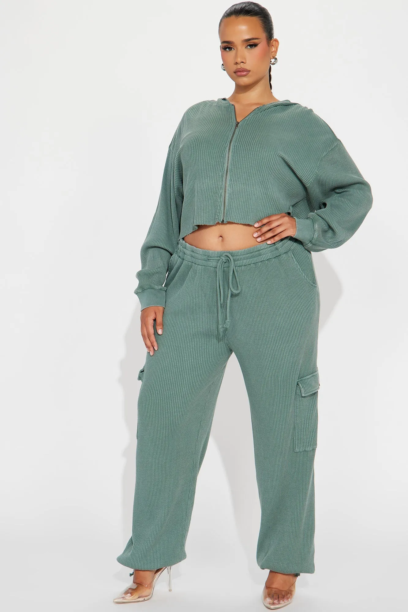 Blair Thermal Pant Set - Green