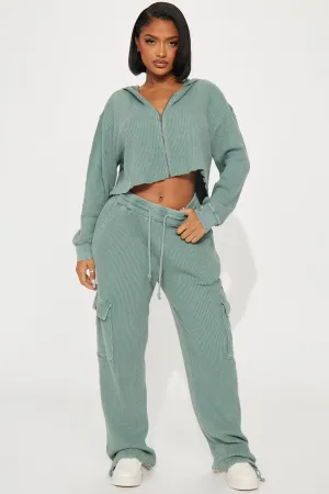 Blair Thermal Pant Set - Green