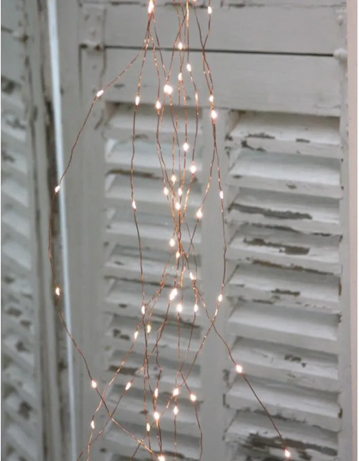 Cascade Fairy Lights in Copper