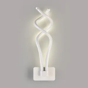 Decorative Modern Curved LED Wall Warm White Light