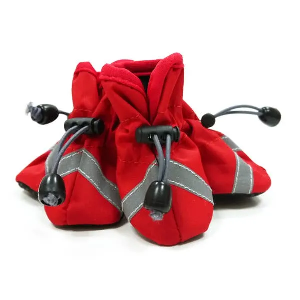 Dogo Pet Slip-ON Paws Red Dog Shoes