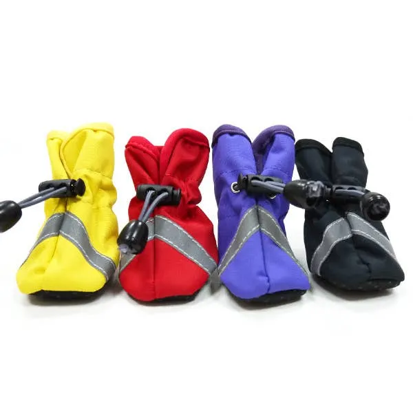 Dogo Pet Slip-ON Paws Red Dog Shoes