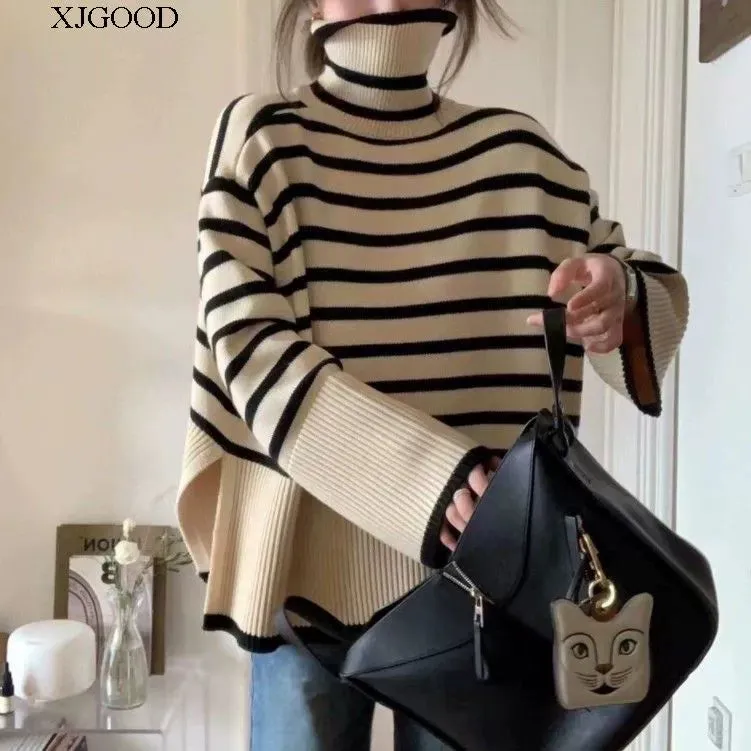 Fashionable Korean Style Short Knitted Sweater Top Casual Wear