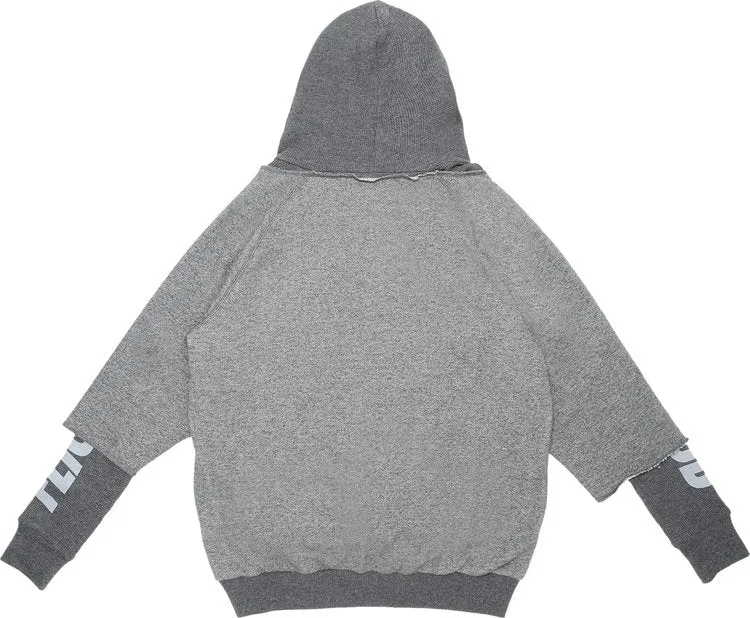 Flight Club Thermal Hoodie 'Dark Grey', gray