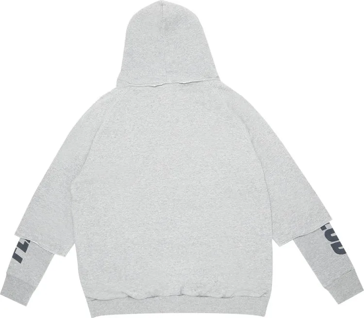 Flight Club Thermal Hoodie 'Grey', gray