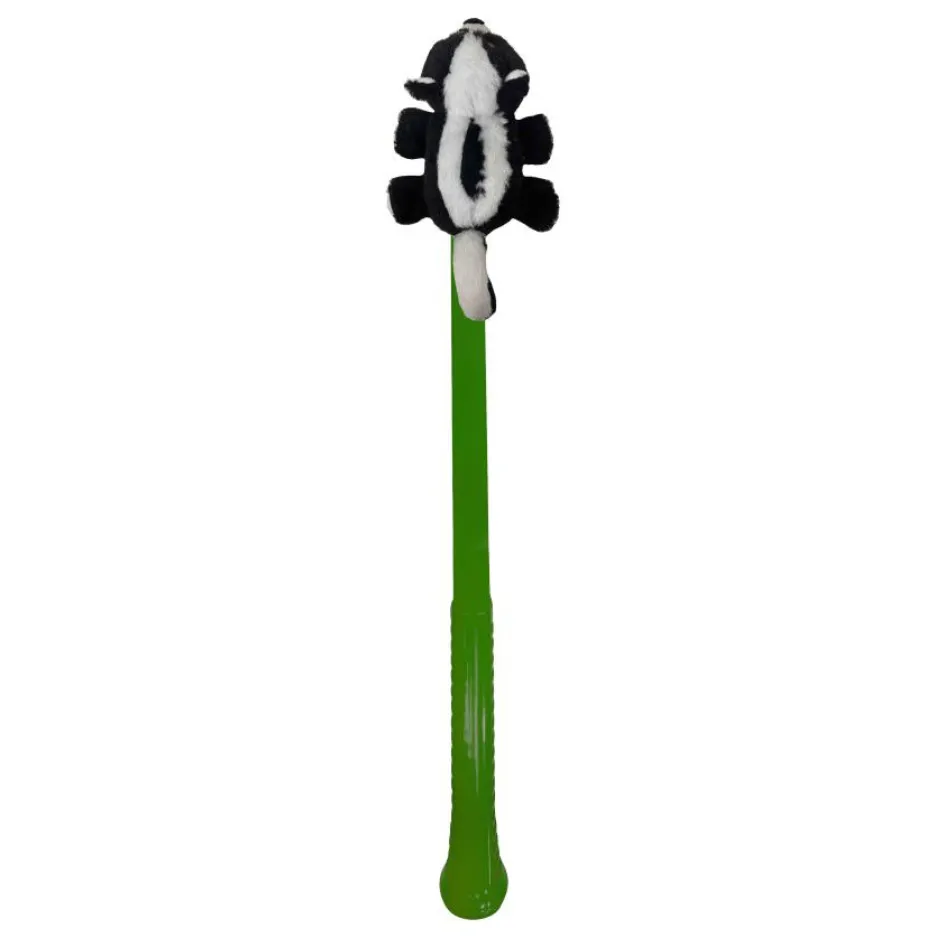 Furry Flingerz on Stick Skunk Dog Toy