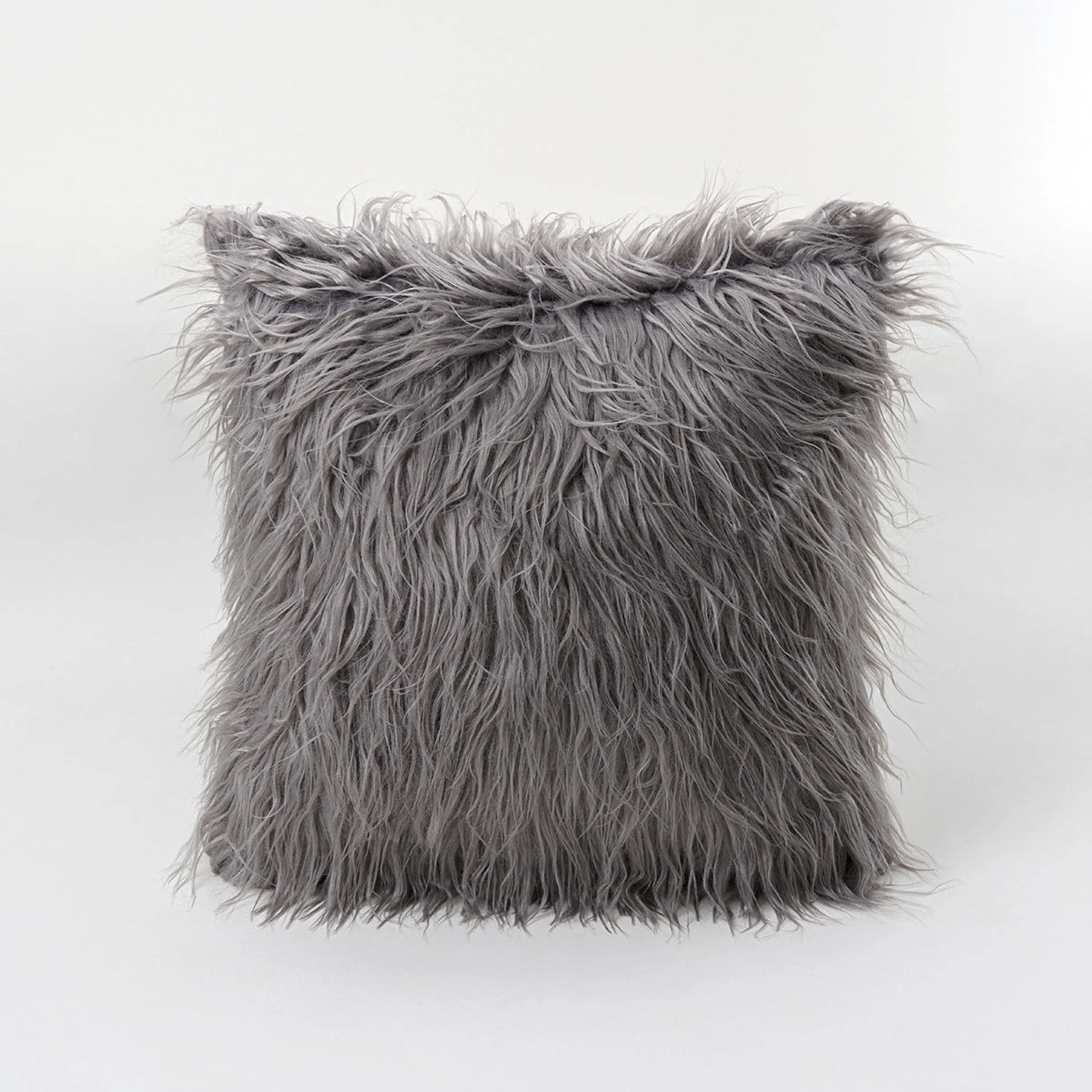 Furry Pillow Cover & Cushion / Pink