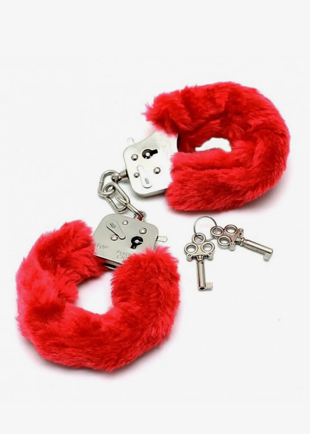 Furry Red Handcuffs