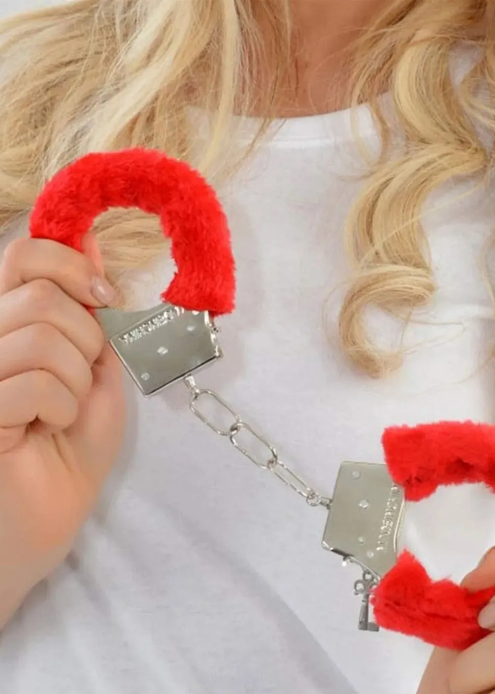 Furry Red Handcuffs