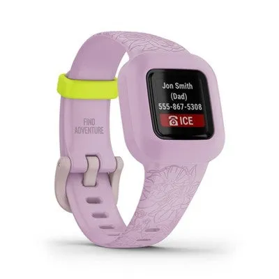 Garmin vivofit jr. 3 Activity Tracker - Floral Pink