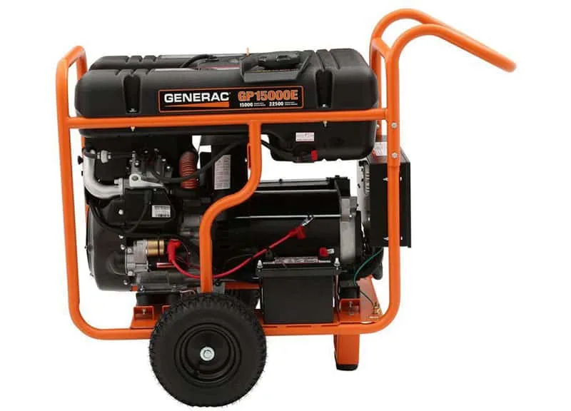 Generac GP15000E 15000W/22500W Gas Generator Electric Start New