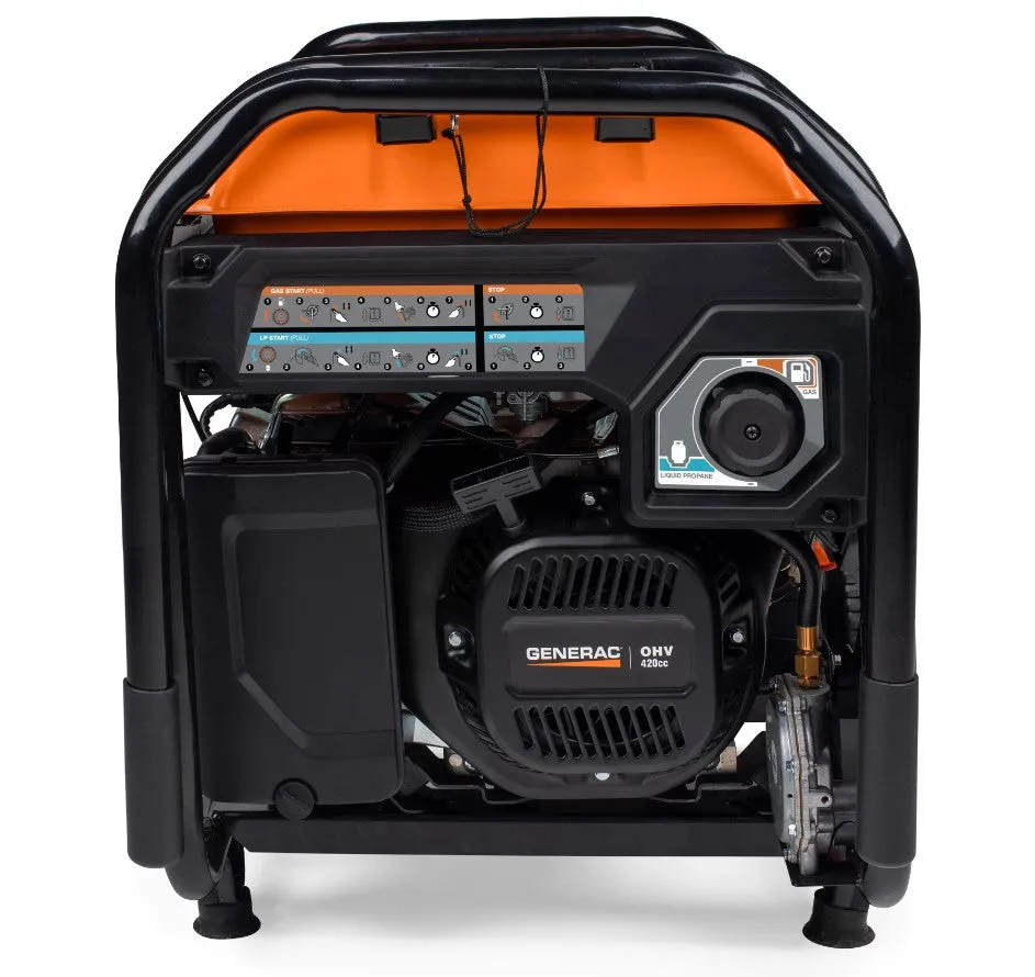 Generac GP7500EDF 7500W/9400W Dual Fuel Generator Electric Start New