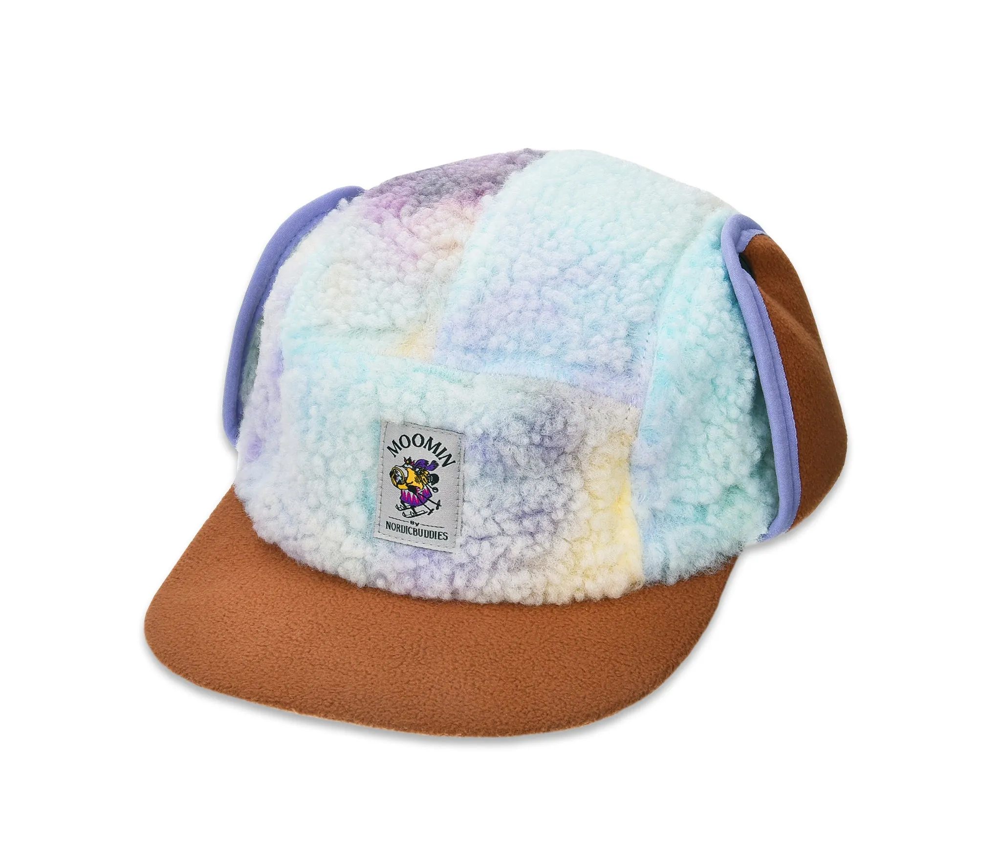 Hemulens Fleece Cap With Ear Warmer - Tiedye