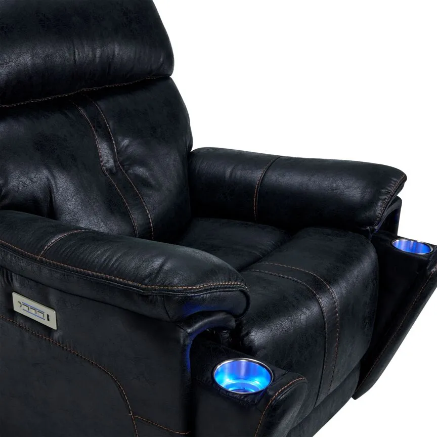 Hunter Triple Power Recliner - Eclipse