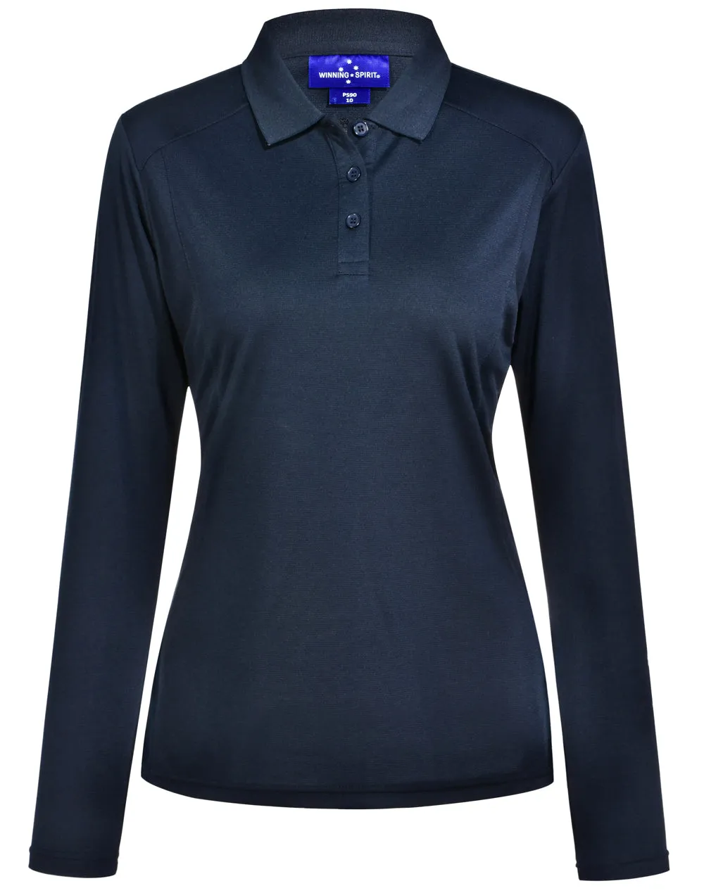 Ladies Bamboo Charcoal  Eco Fabric Long Sleeve Polo PS90