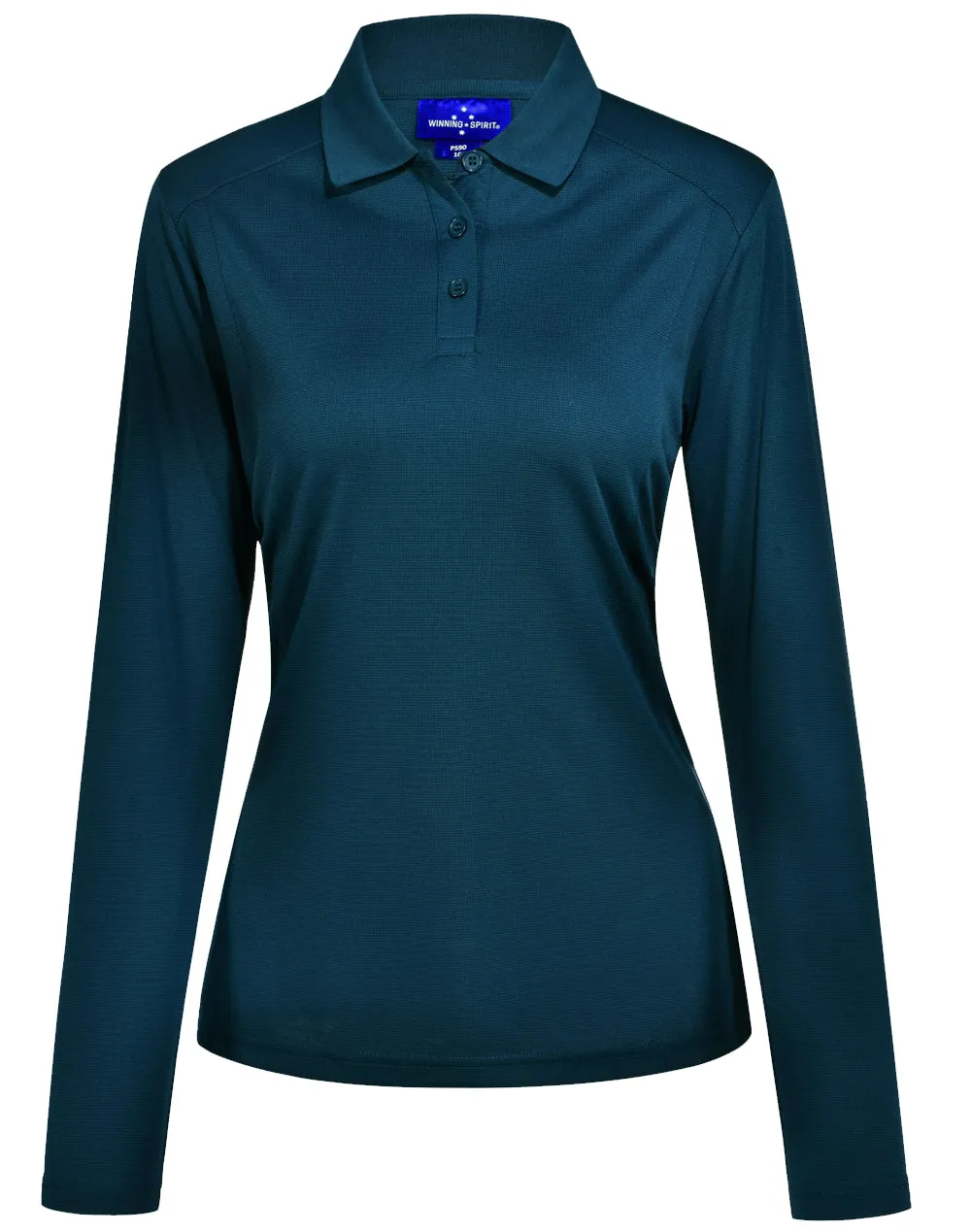 Ladies Bamboo Charcoal  Eco Fabric Long Sleeve Polo PS90