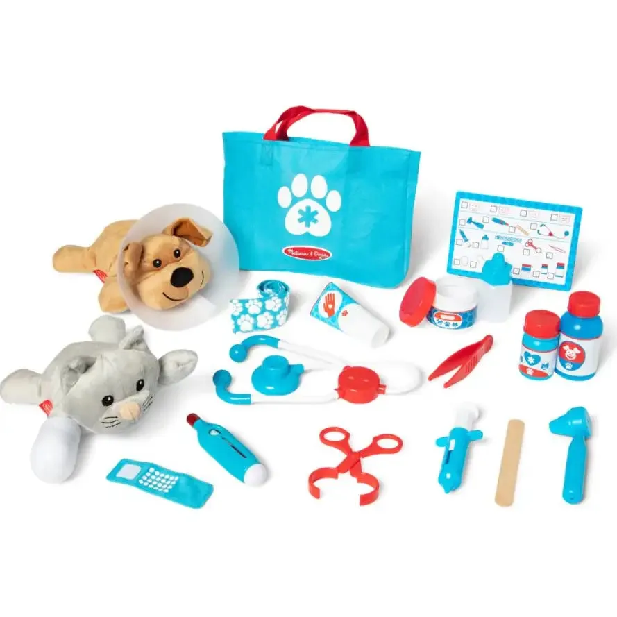 Melissa & Doug Examine & Treat Pet Vet Play Set