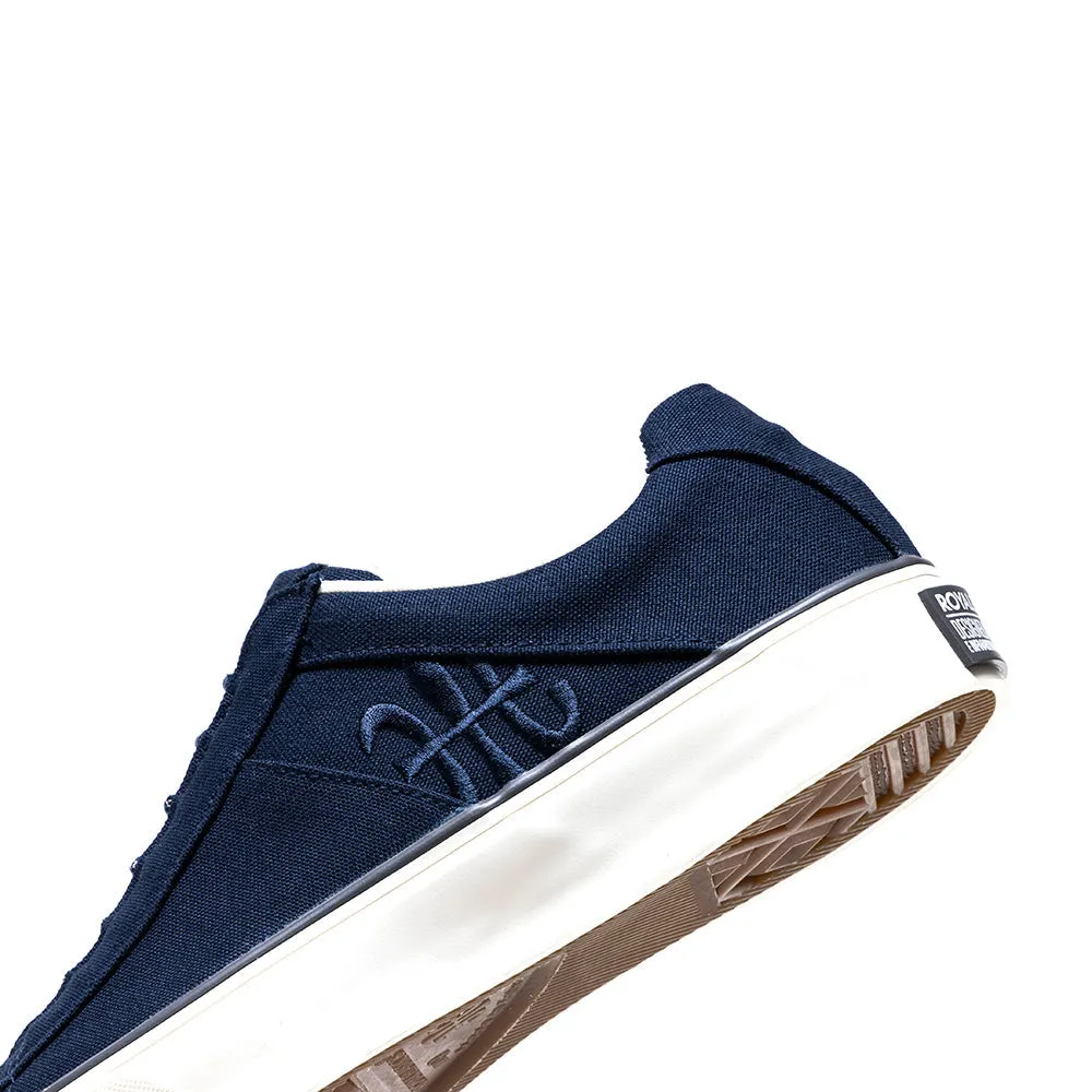 Men's Icon V Navy Blue Canvas Sneakers 00432-555