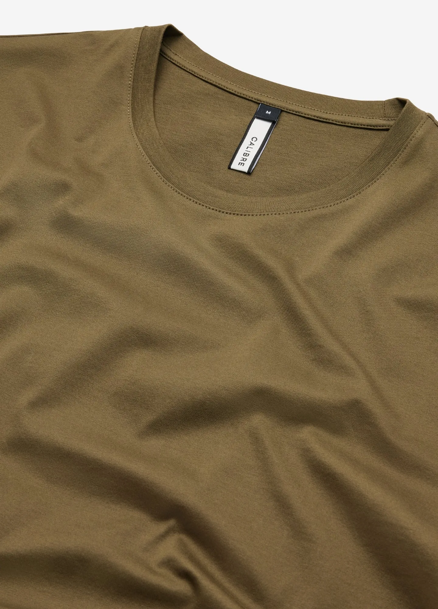 Mercerised Crew Neck T-Shirt Moss