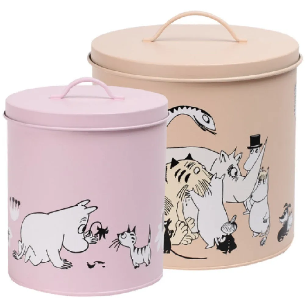 Moomin For Pets Tin Jar 21cm Beige - Muurla