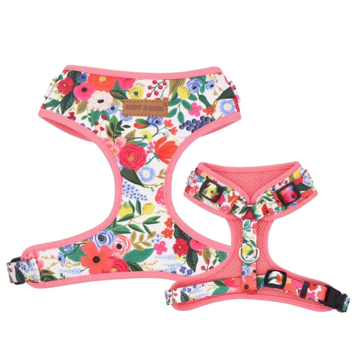 Morning Floral Lockable Harness™   Leash Set