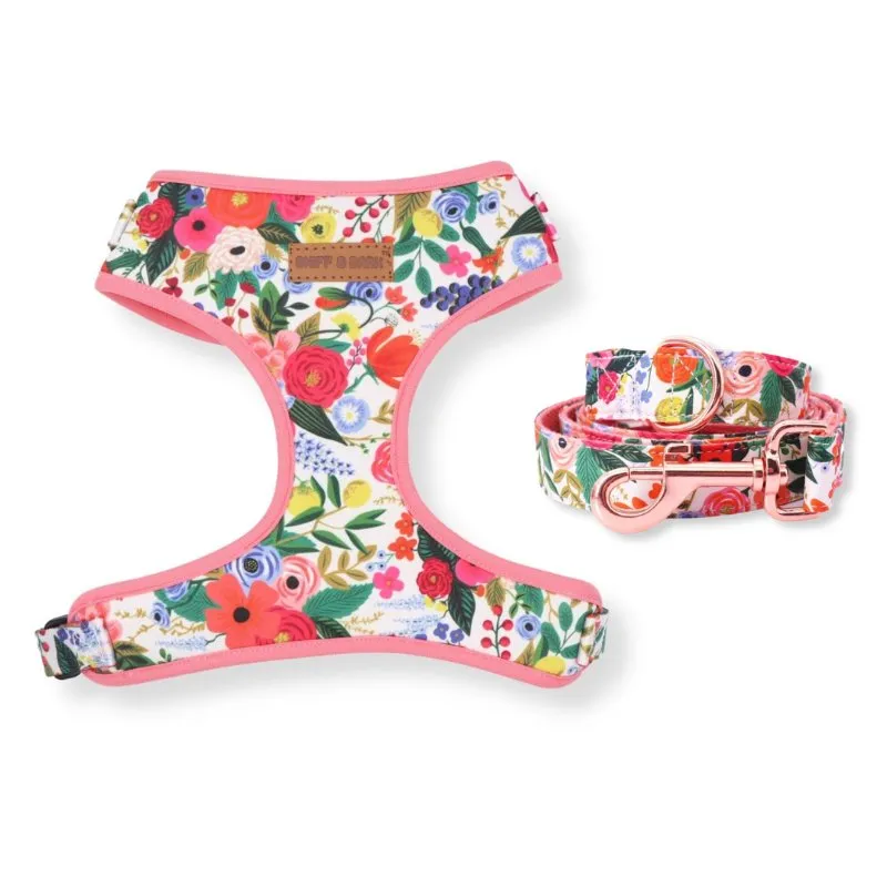 Morning Floral Lockable Harness™   Leash Set