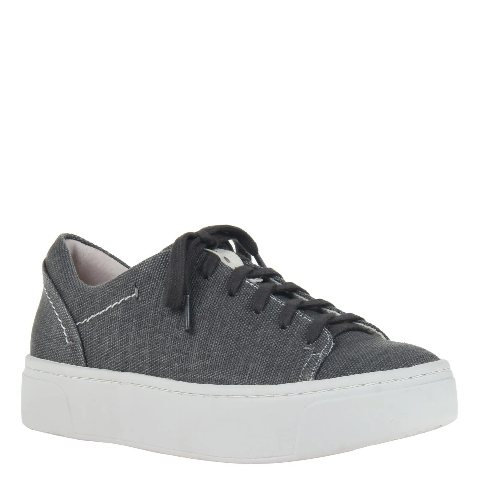 NAKED FEET - HELIO in CHARCOAL Platform Sneakers