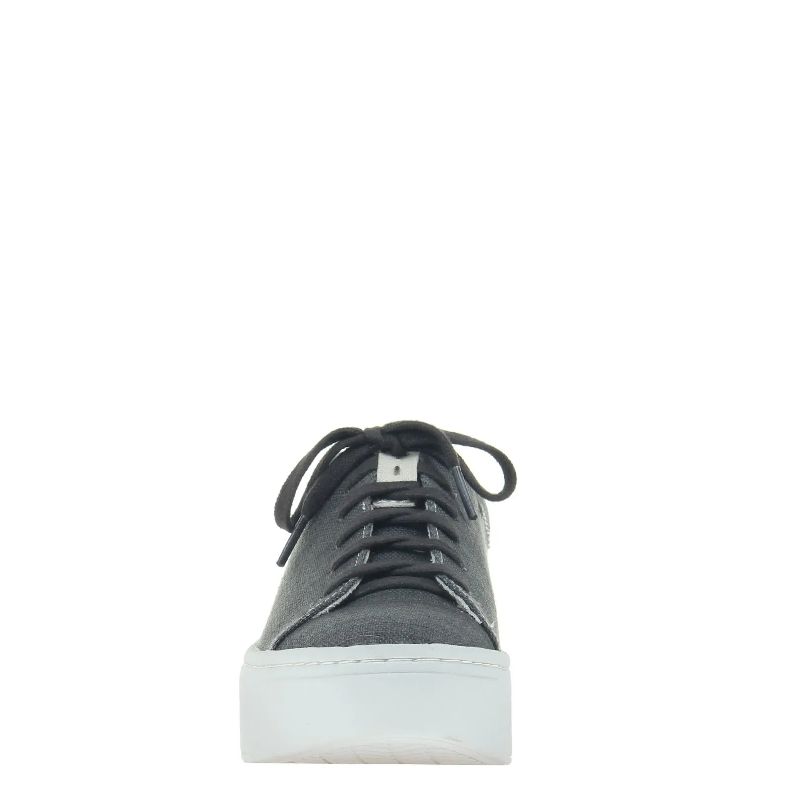 NAKED FEET - HELIO in CHARCOAL Platform Sneakers