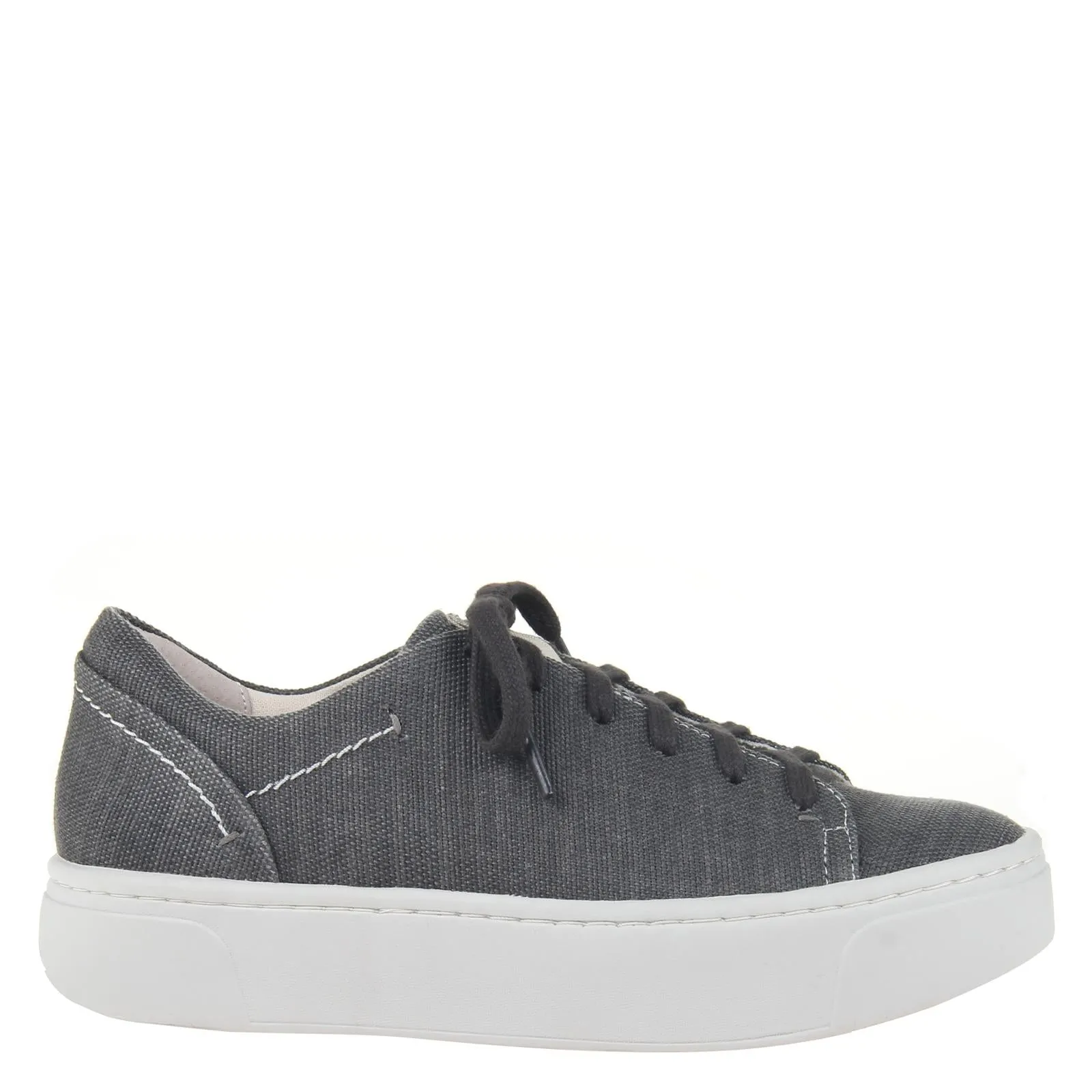 NAKED FEET - HELIO in CHARCOAL Platform Sneakers