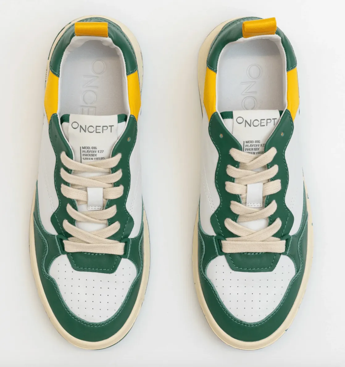 Oncept Phoenix Sneakers in Green Fields