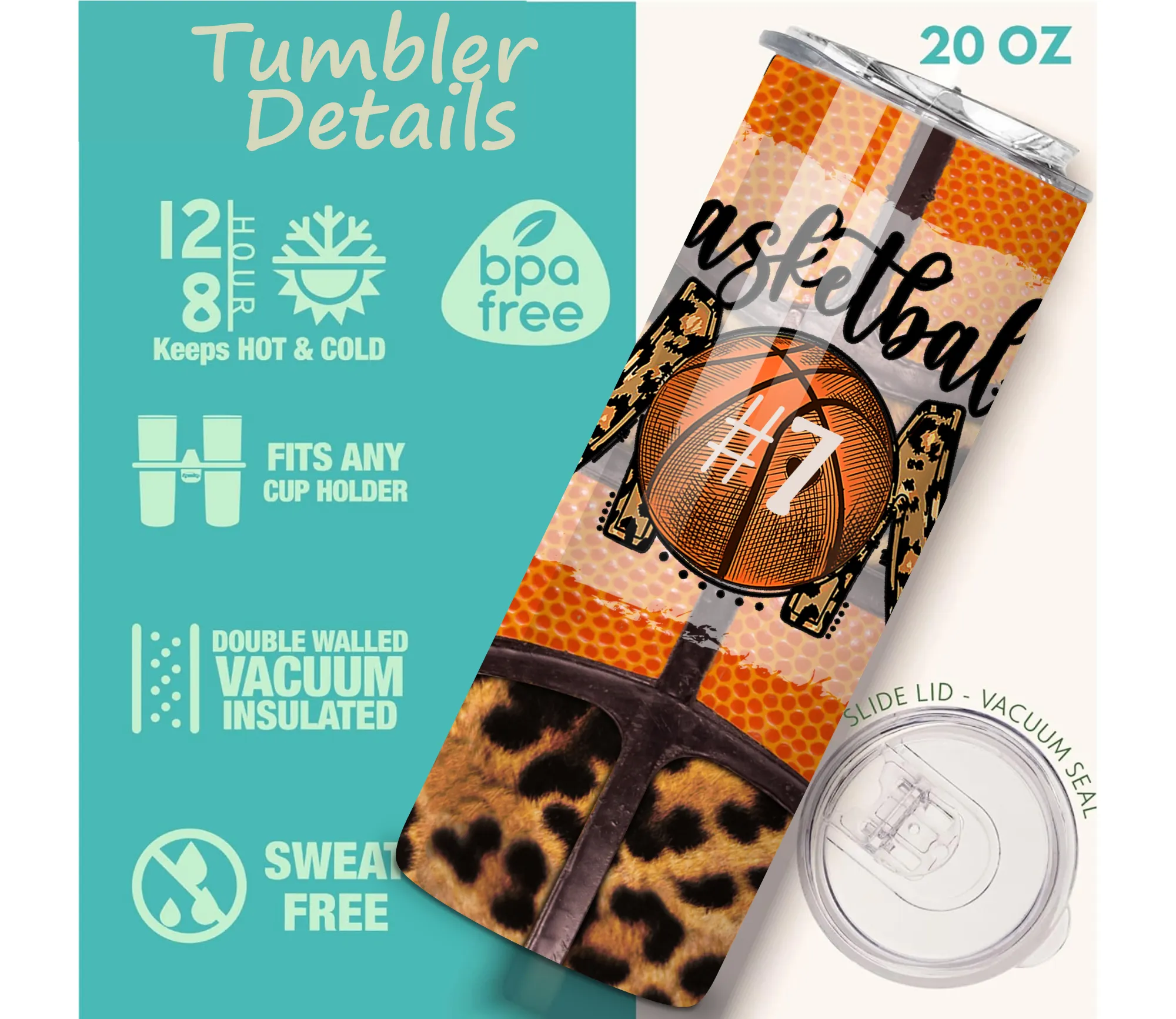 Personalized Basketball Mom Tumbler