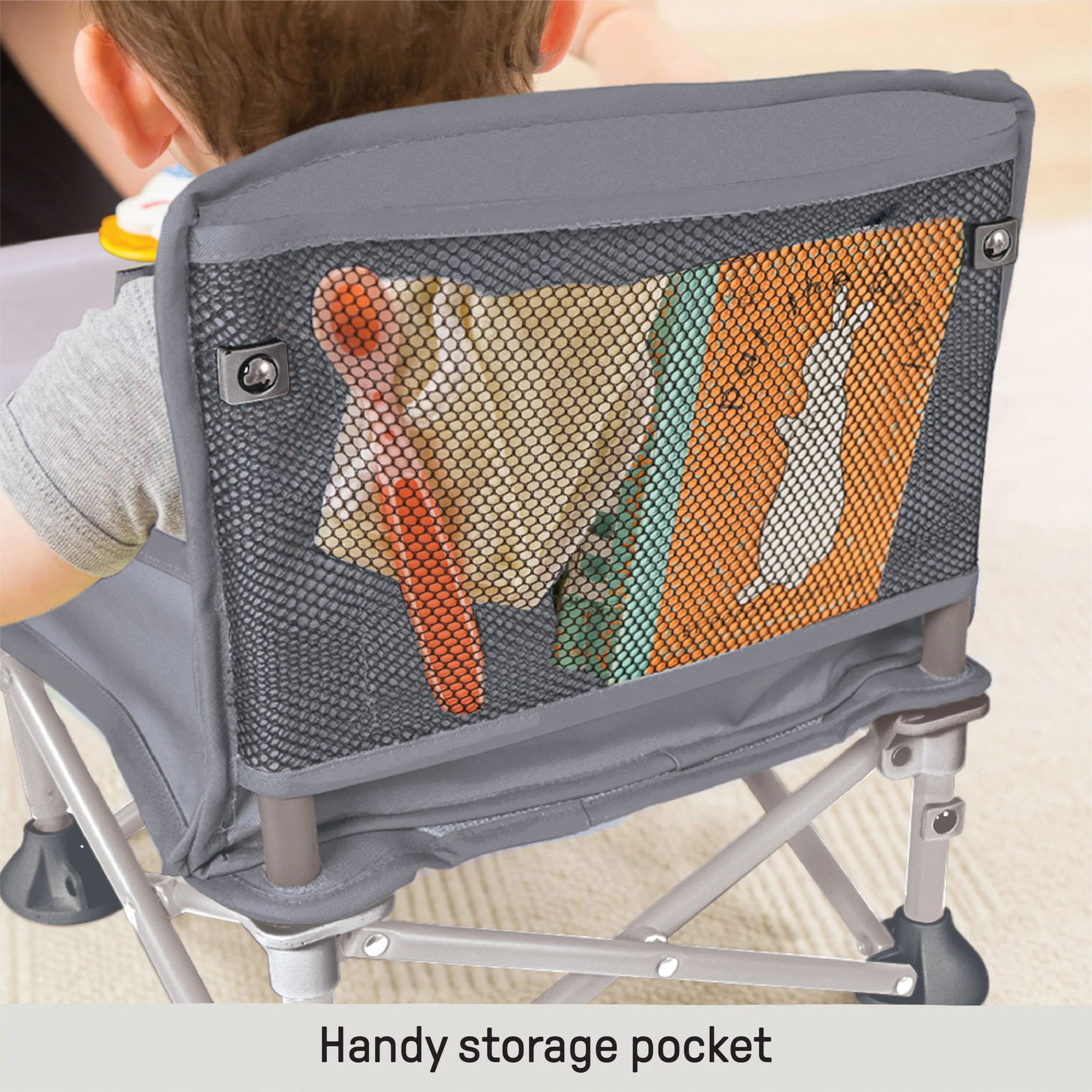 Pop 'N Sit Portable Booster - Gray