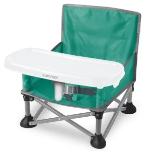 Pop 'N Sit Portable Booster (Teal & Grey)