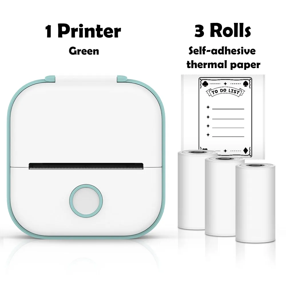 Portable Mobile Photo Printer, Mini Photo Printer - Android / I Phone Photo Printer