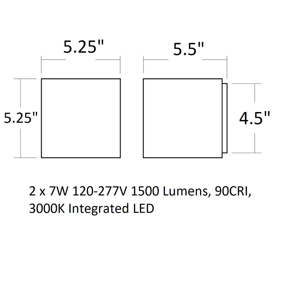 QB Outdoor LED Wall Sconce