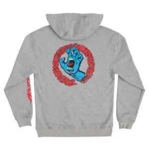 SANTA CRUZ Screaming 50 Mens Pullover Hoodie Sweatshirt - Heather Grey