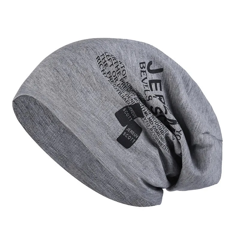 Stylish Sporty Male Beanie with Inscription - SF1695