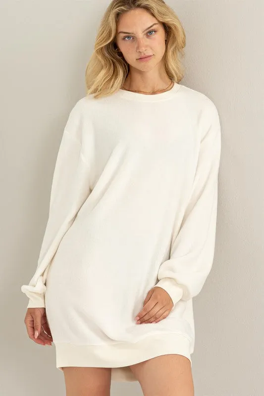 TEEK - Girlfriend Sweatshirt Mini Dress