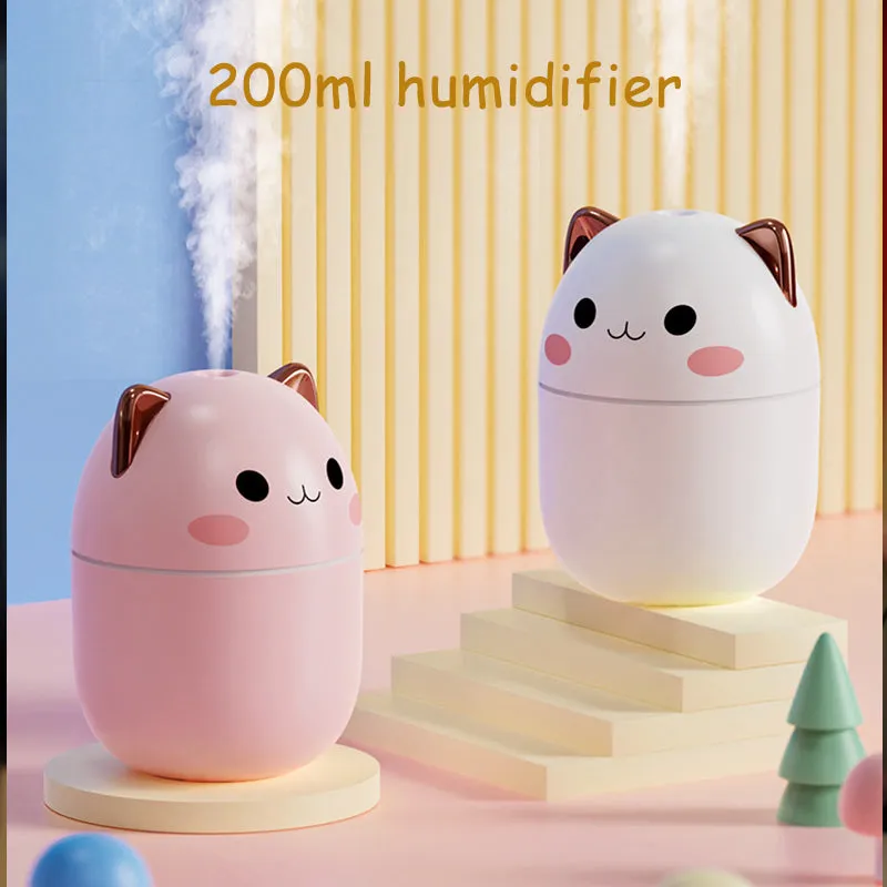 USB Silent Home Aromatherapy Humidifier With Ambient Light