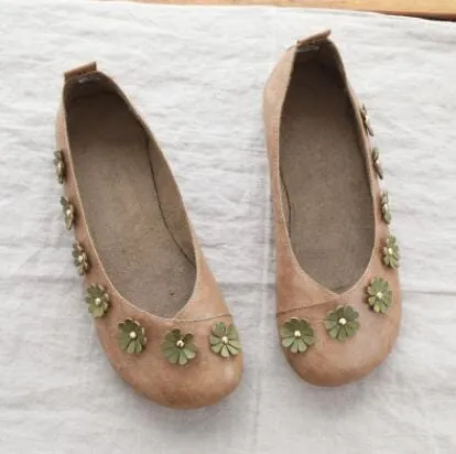 Vintage Floral Flats