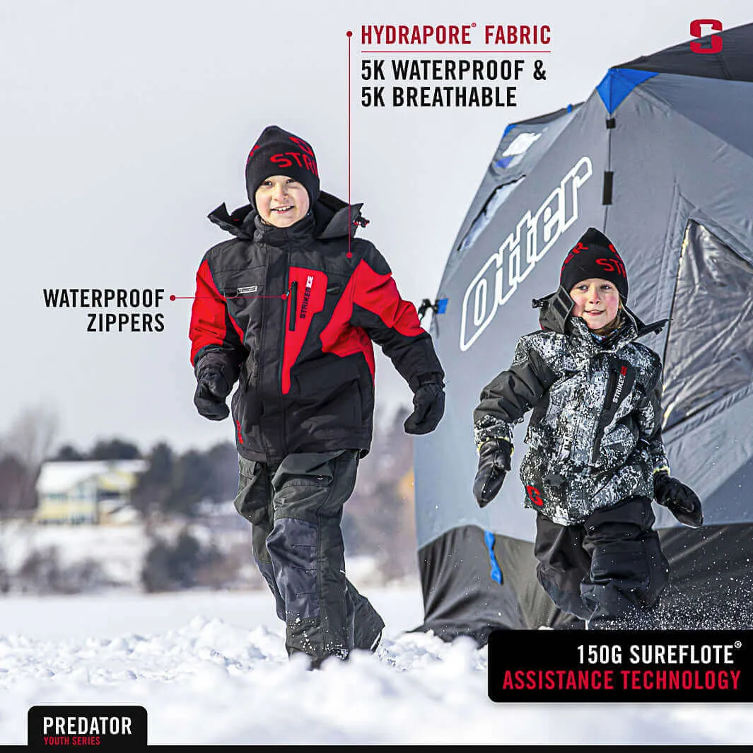 Youth Predator Jacket - Black/Red