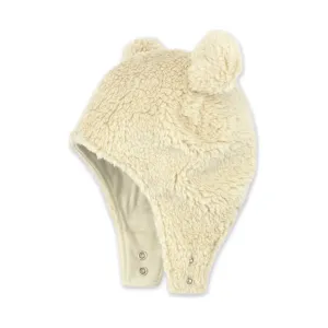 Zutano Furry Bear Hat- Oat